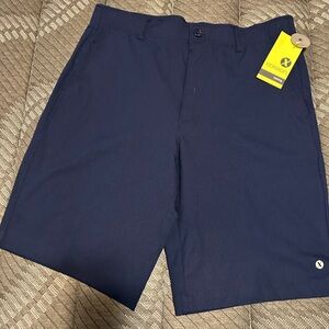 Xersion Men's Dark Blue Flat Front Shorts